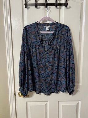 Ophelia Roe Paisley Blouse